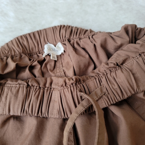 NWOT Ozma 100% Organic Cotton Poplin Juno Shorts, Almond Brown, XS - Picture 8 of 12